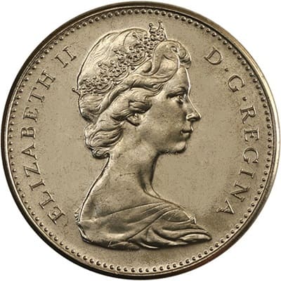Canadian Canadian 1970 Five Cent Value
