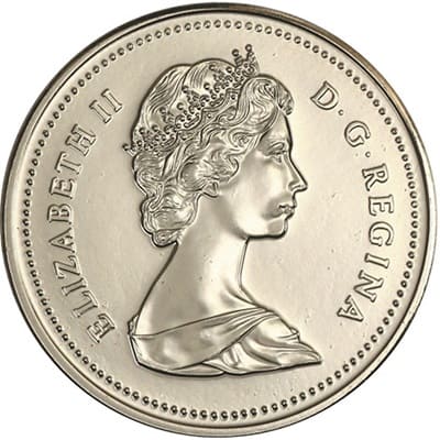 Canadian Canadian 1987 Five Cent Value