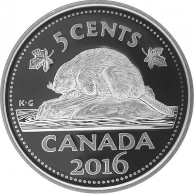 Canadian 2016 Five Cent Value