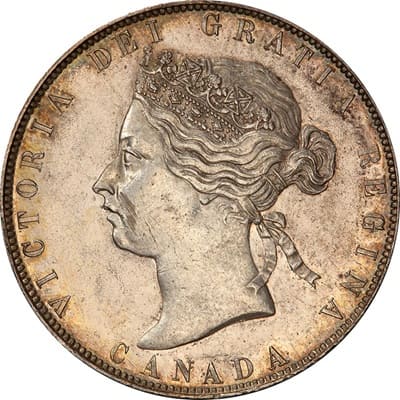 Canadian Canadian 1870 50 Cent Value