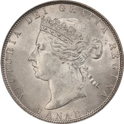 Canadian Canadian 1881 50 Cent Value