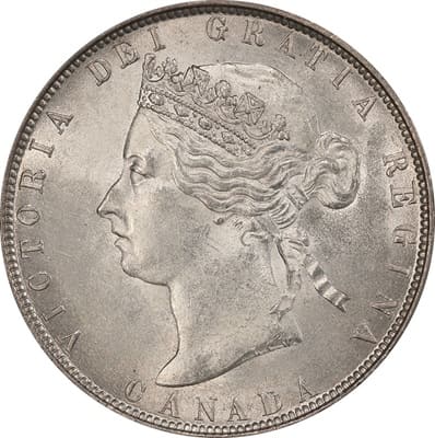 Canadian Canadian 1888 50 Cent Value