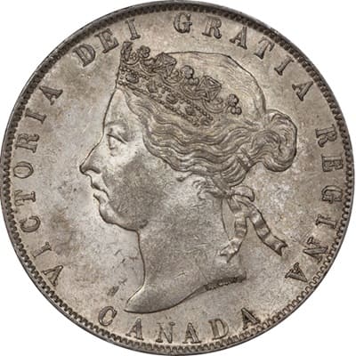 Canadian Canadian 1892 50 Cent Value