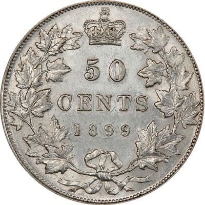 Canadian 1899 50 Cent Value