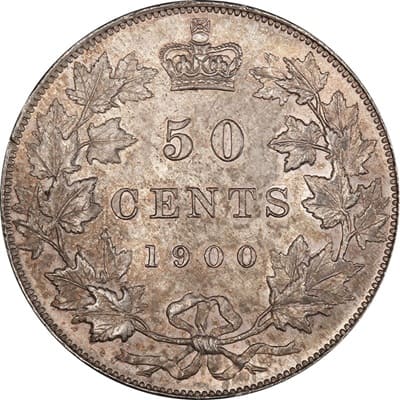 Canadian 1900 50 Cent Value