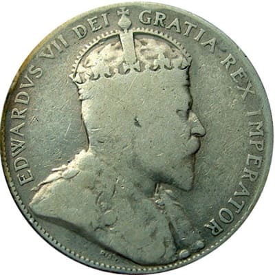 Canadian Canadian 1905 50 Cent Value