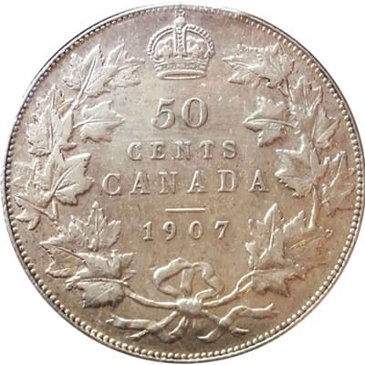 Canadian 1907 50 Cent Value