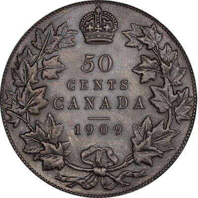 Canadian 1909 50 Cent Value