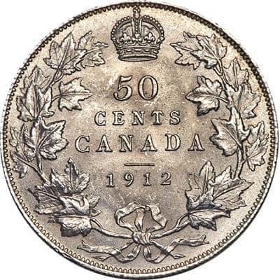 Canadian 1912 50 Cent Value