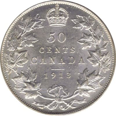 Canadian 1913 50 Cent Value