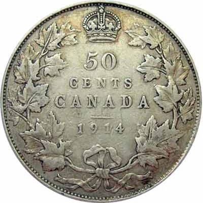 Canadian 1914 50 Cent Value