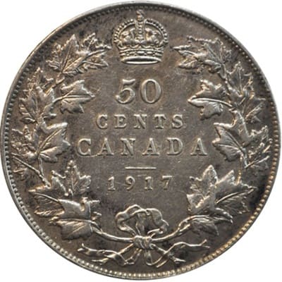 Canadian 1917 50 Cent Value