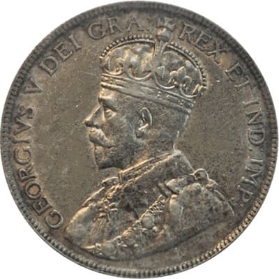 Canadian Canadian 1918 50 Cent Value
