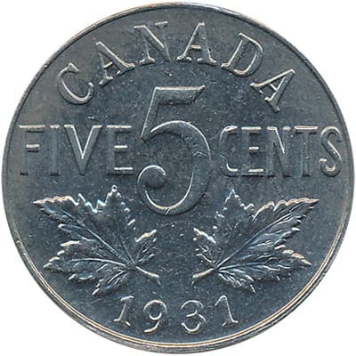 Canadian 1931 50 Cent Value