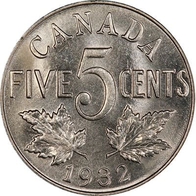 Canadian 1932 50 Cent Value