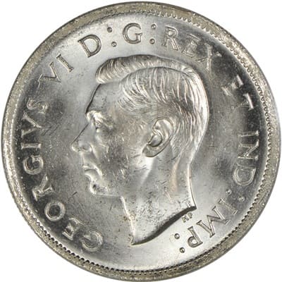 Canadian Canadian 1939 50 Cent Value