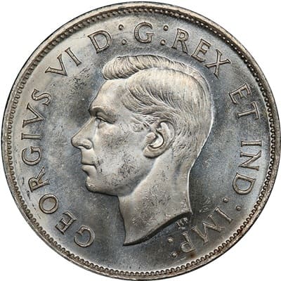 Canadian Canadian 1943 50 Cent Value