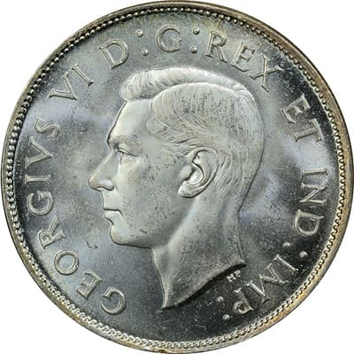 Canadian Canadian 1944 50 Cent Value
