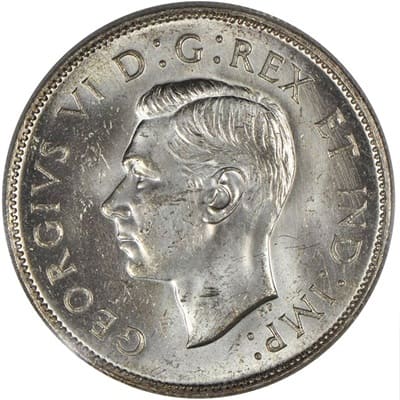 Canadian Canadian 1947 50 Cent Value