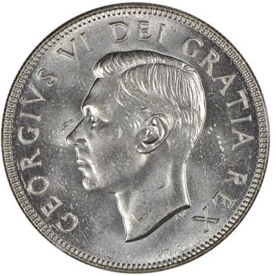 Canadian Canadian 1948 50 Cent Value