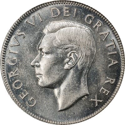 Canadian Canadian 1950 50 Cent Value
