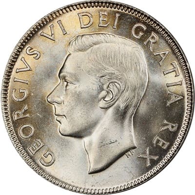 Canadian Canadian 1951 50 Cent Value