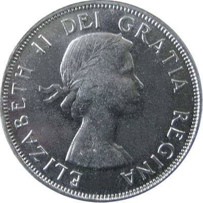 Canadian Canadian 1954 50 Cent Value