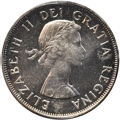 Canadian Canadian 1956 50 Cent Value