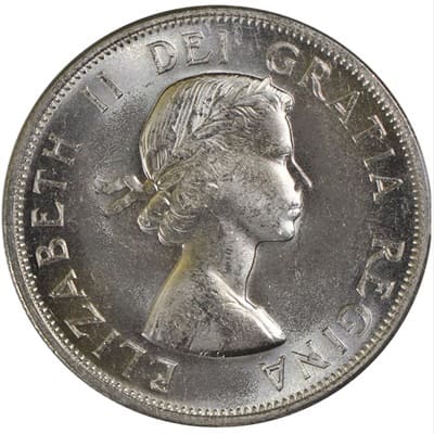 Canadian Canadian 1958 50 Cent Value
