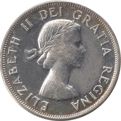 Canadian Canadian 1959 50 Cent Value