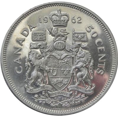 Canadian 1962 50 Cent Value