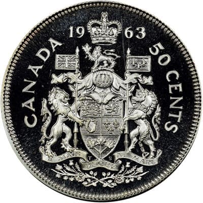 Canadian 1963 50 Cent Value