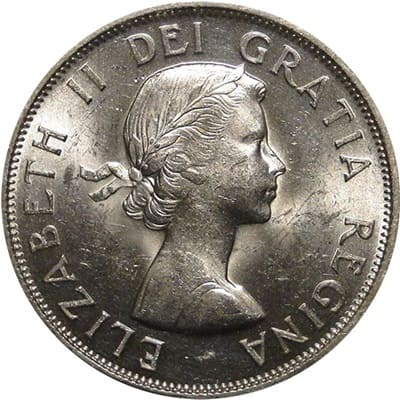 Canadian Canadian 1964 50 Cent Value
