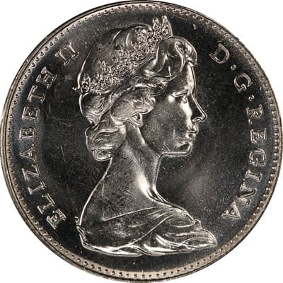 Canadian Canadian 1967 50 Cent Value