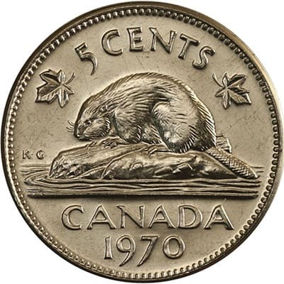 Canadian 1970 50 Cent Value