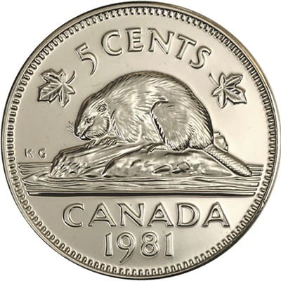 Canadian 1981 50 Cent Value