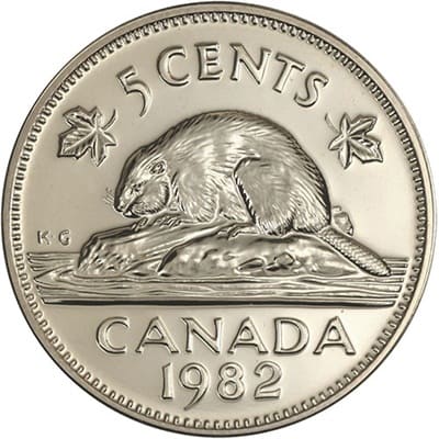 Canadian 1982 50 Cent Value