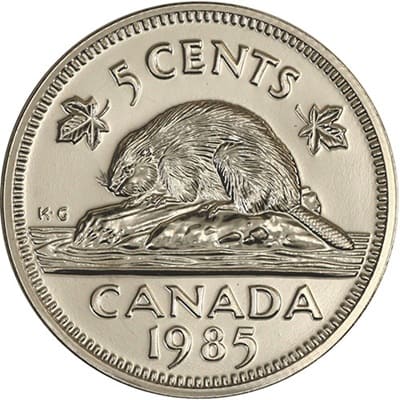Canadian 1985 50 Cent Value