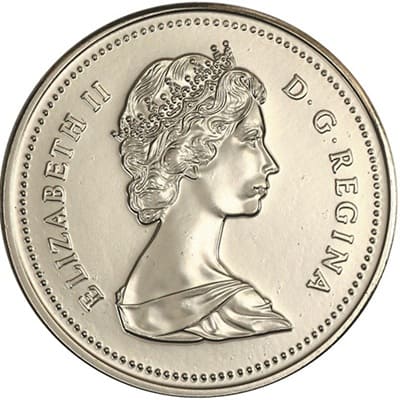 Canadian Canadian 1987 50 Cent Value