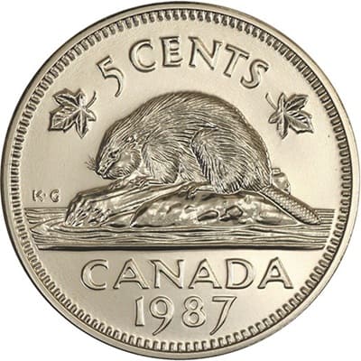 Canadian 1987 50 Cent Value