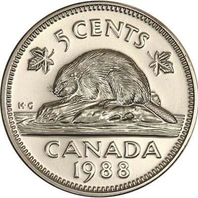 Canadian 1988 50 Cent Value