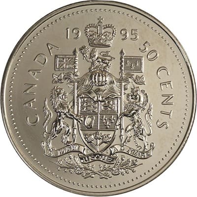 Canadian 1995 50 Cent Value