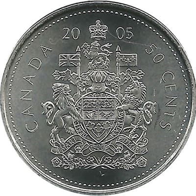 Canadian 2005 50 Cent Value
