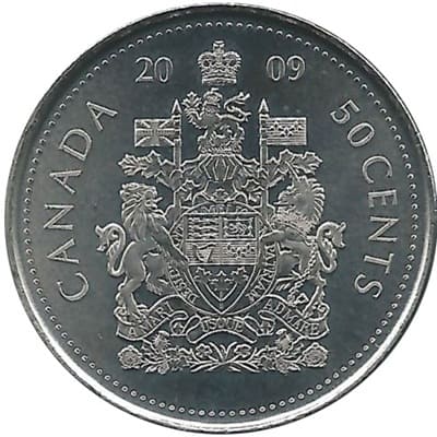 Canadian 2009 50 Cent Value