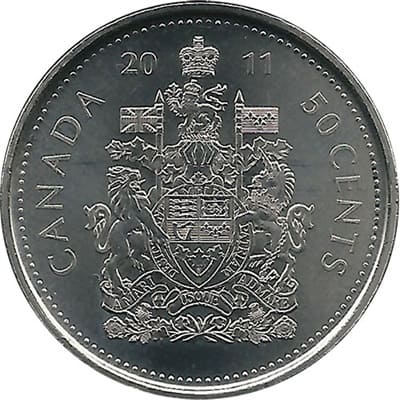 Canadian 2011 50 Cent Value