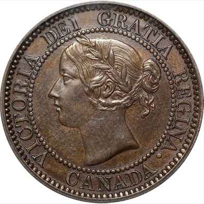 Canadian Canadian 1859 Large Cent Value