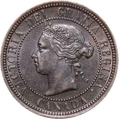 Canadian Canadian 1881 Large Cent Value