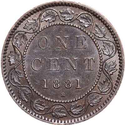 Canadian 1881 Large Cent Value