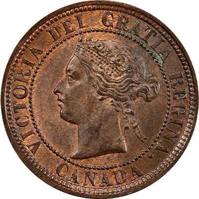 Canadian Canadian 1882 Large Cent Value