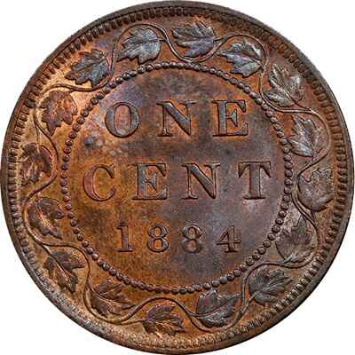 Canadian 1884 Large Cent Value